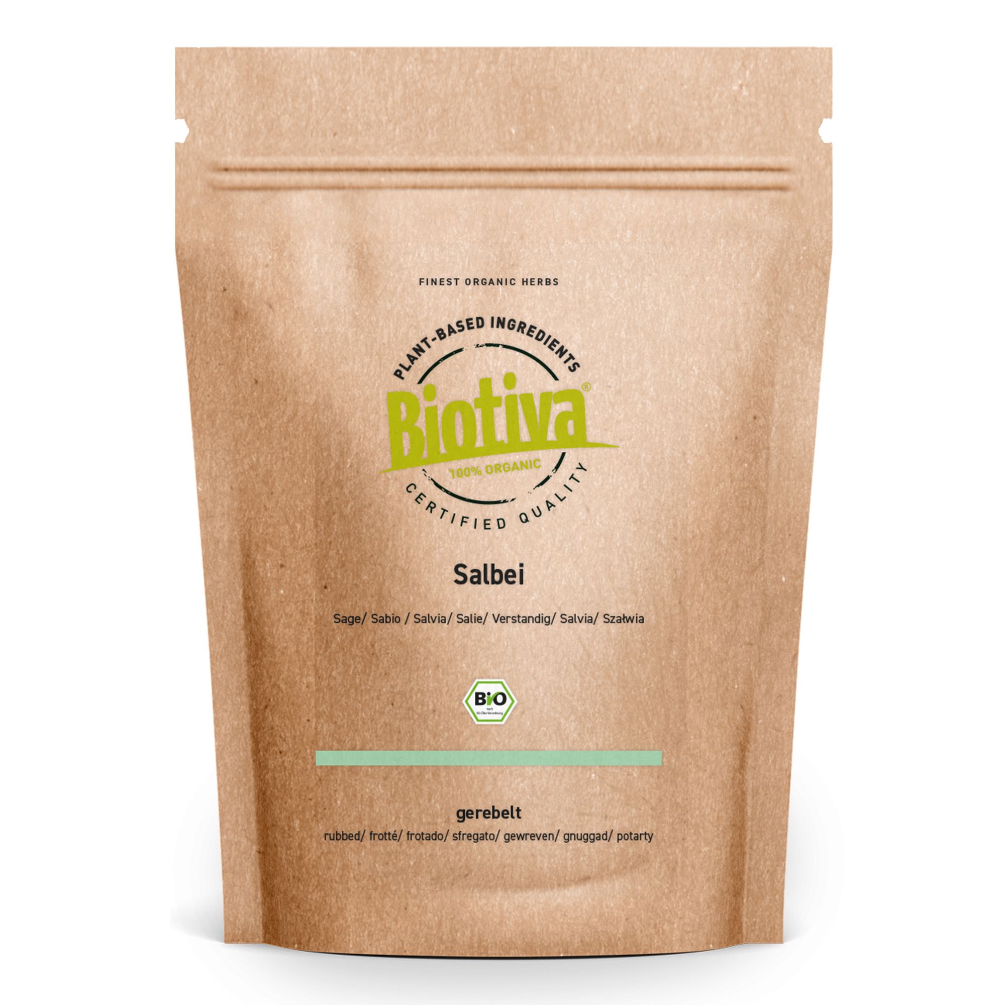 Biotiva Tè alla salvia strofinato biologico