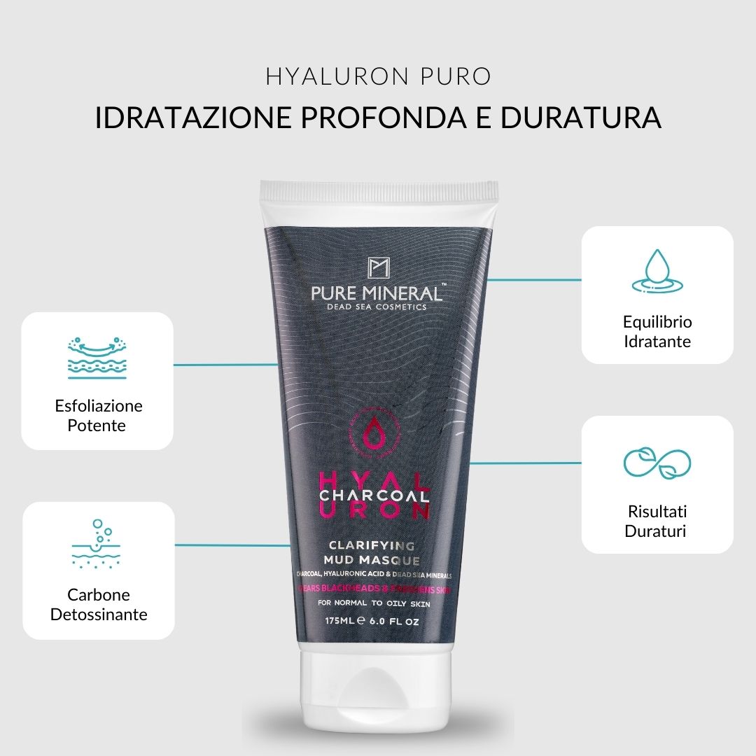 Pure Mineral - Maschera Carbone per Pelli Normali/Grasse
