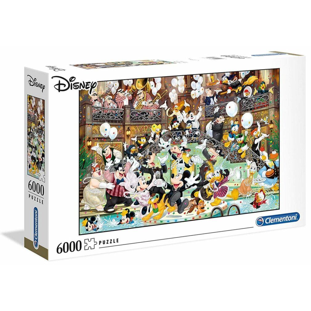 Clementoni 36525 - Disney Gala - Puzzle da 6000 pezzi - Collezione di alta qualità