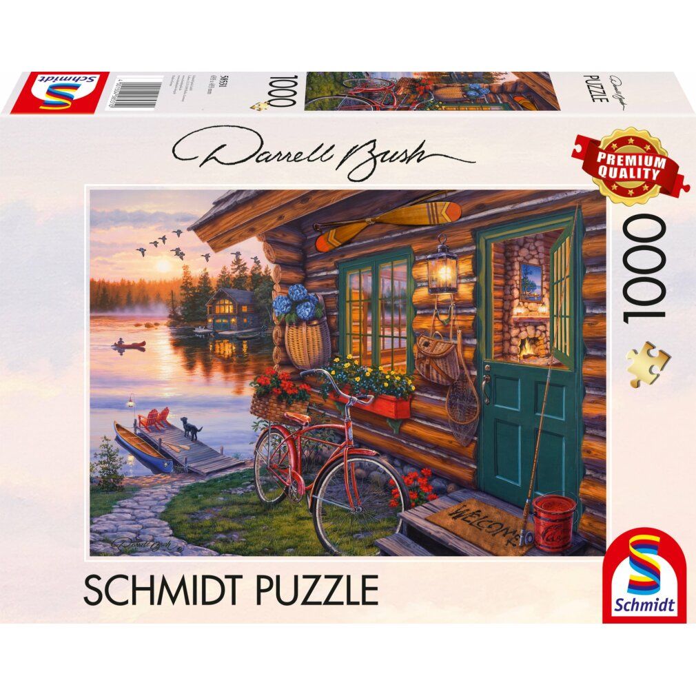 schmidt Puzzle Casa di campagna sul lago 1000 pezzi