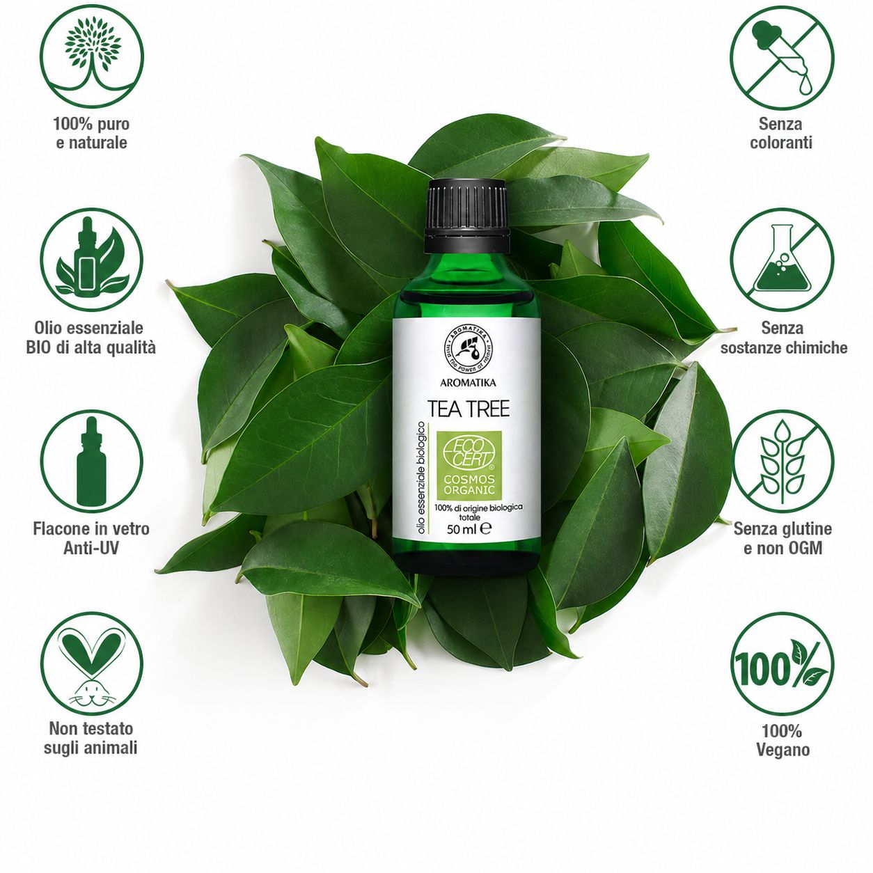 Olio di tea tree AROMATIKA