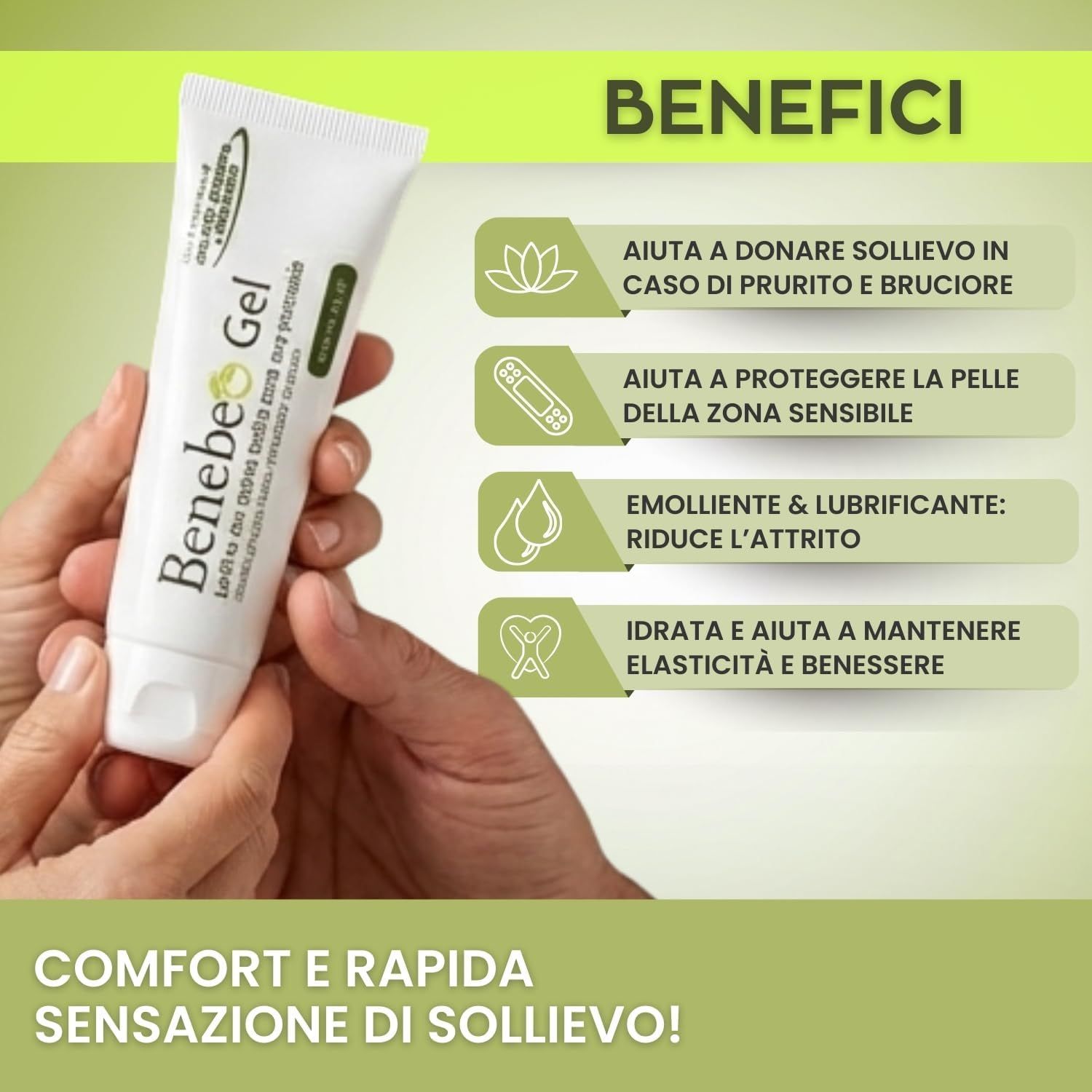 Wellvit | Benebeo Gel, Gel rettale lenitivo e protettivo naturale