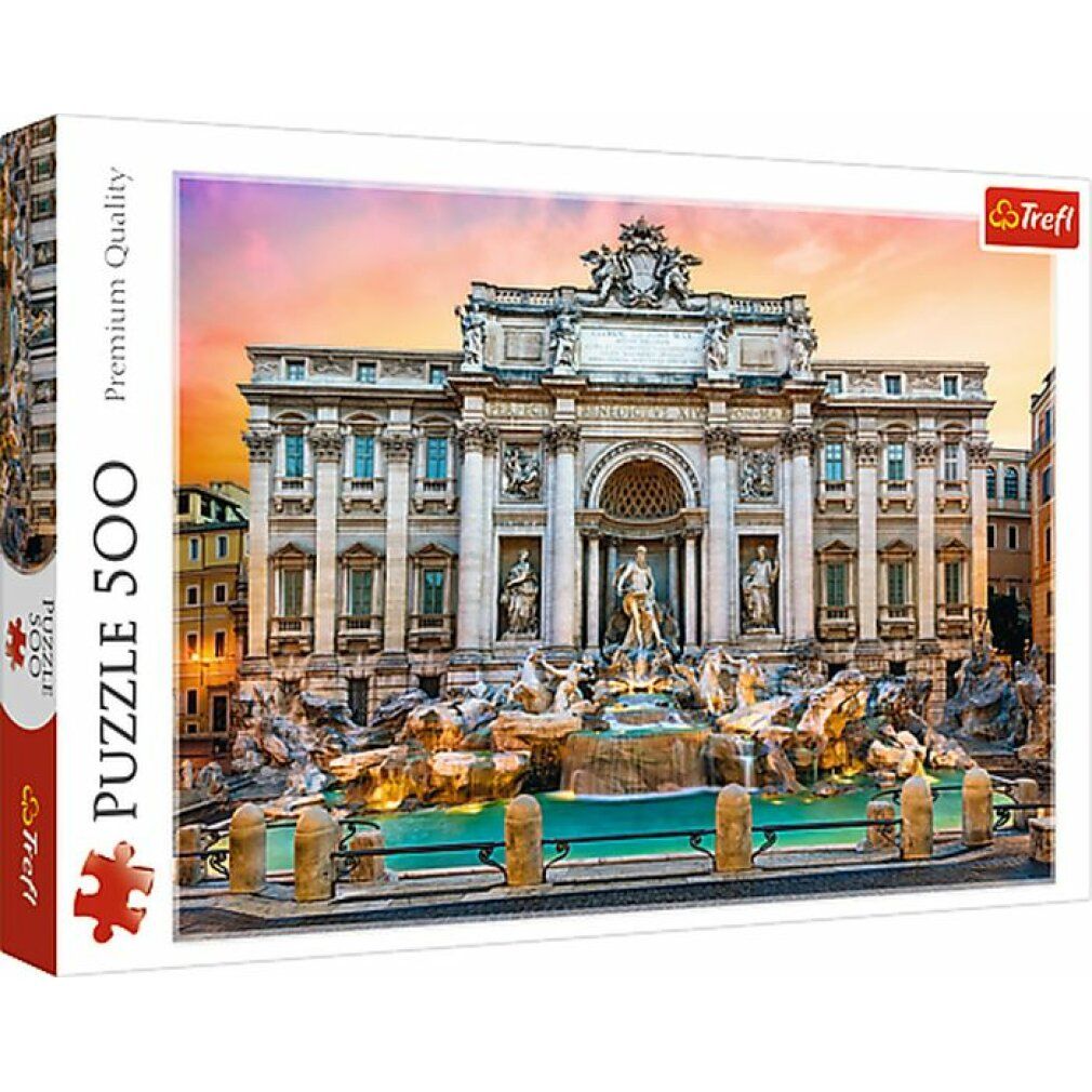 Puzzle 500 pezzi Fontanna di Trevi, Roma