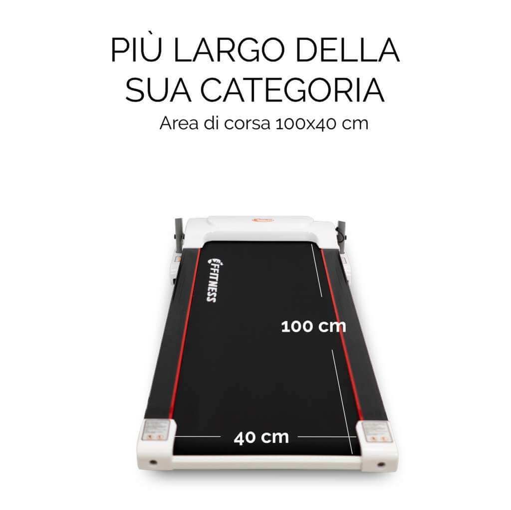 FFitness Tapis Roulant Elettrico Pieghevole 12 km/h con Bluetooth FF