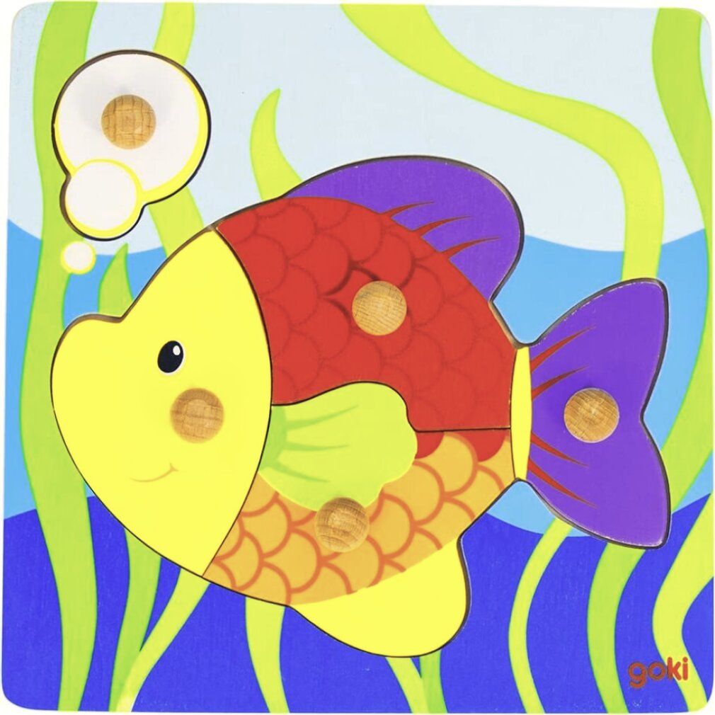 goki puzzle in legno cavallo 5 pezzi