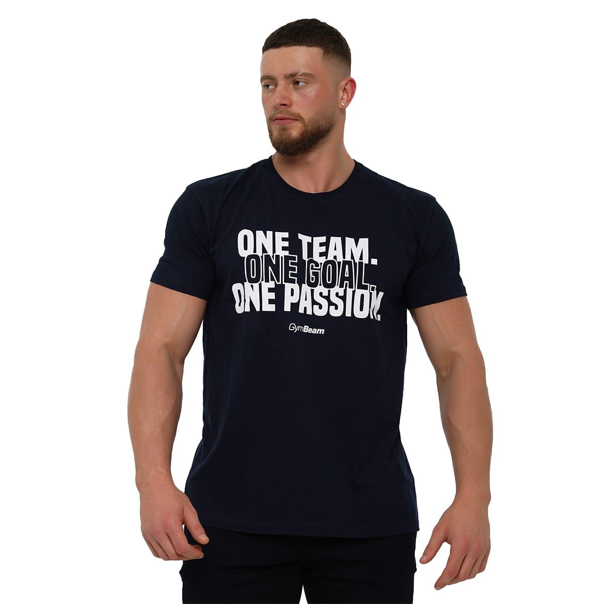 GymBeam T-shirt uomo regular One Team navy