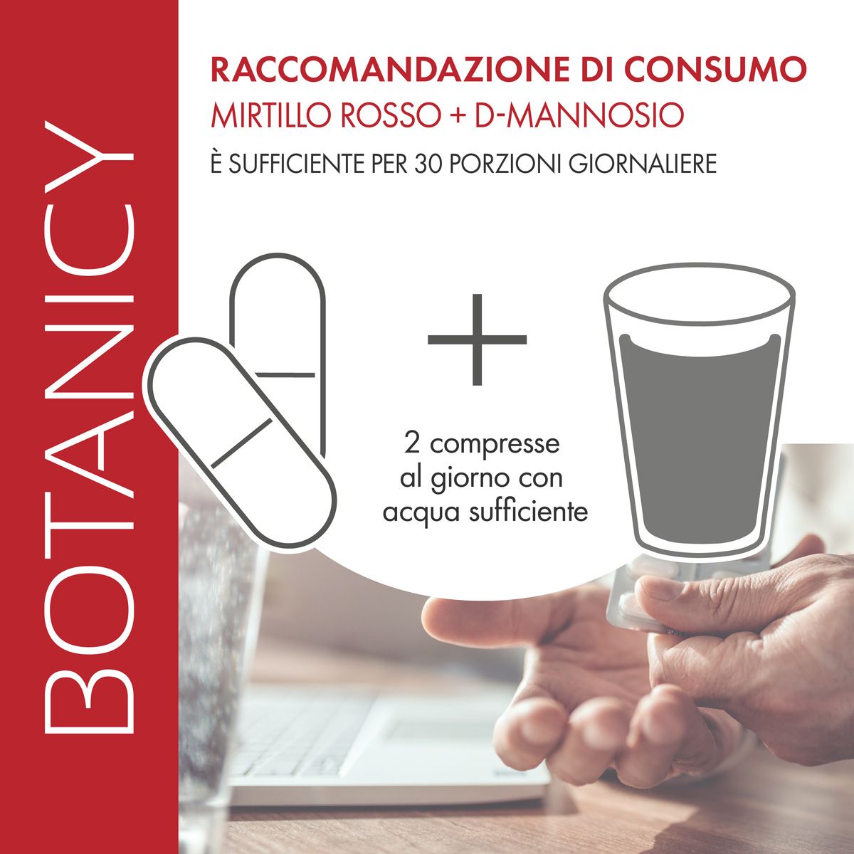 Botanicy MIRTILLO ROSSO + D-MANNOSIO