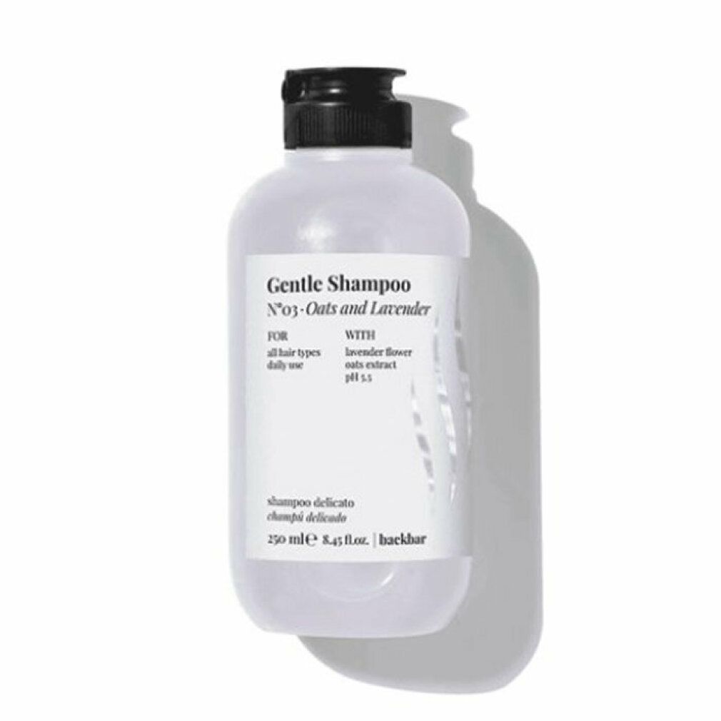 back bar shampoo delicato nº03 avena&lavanda