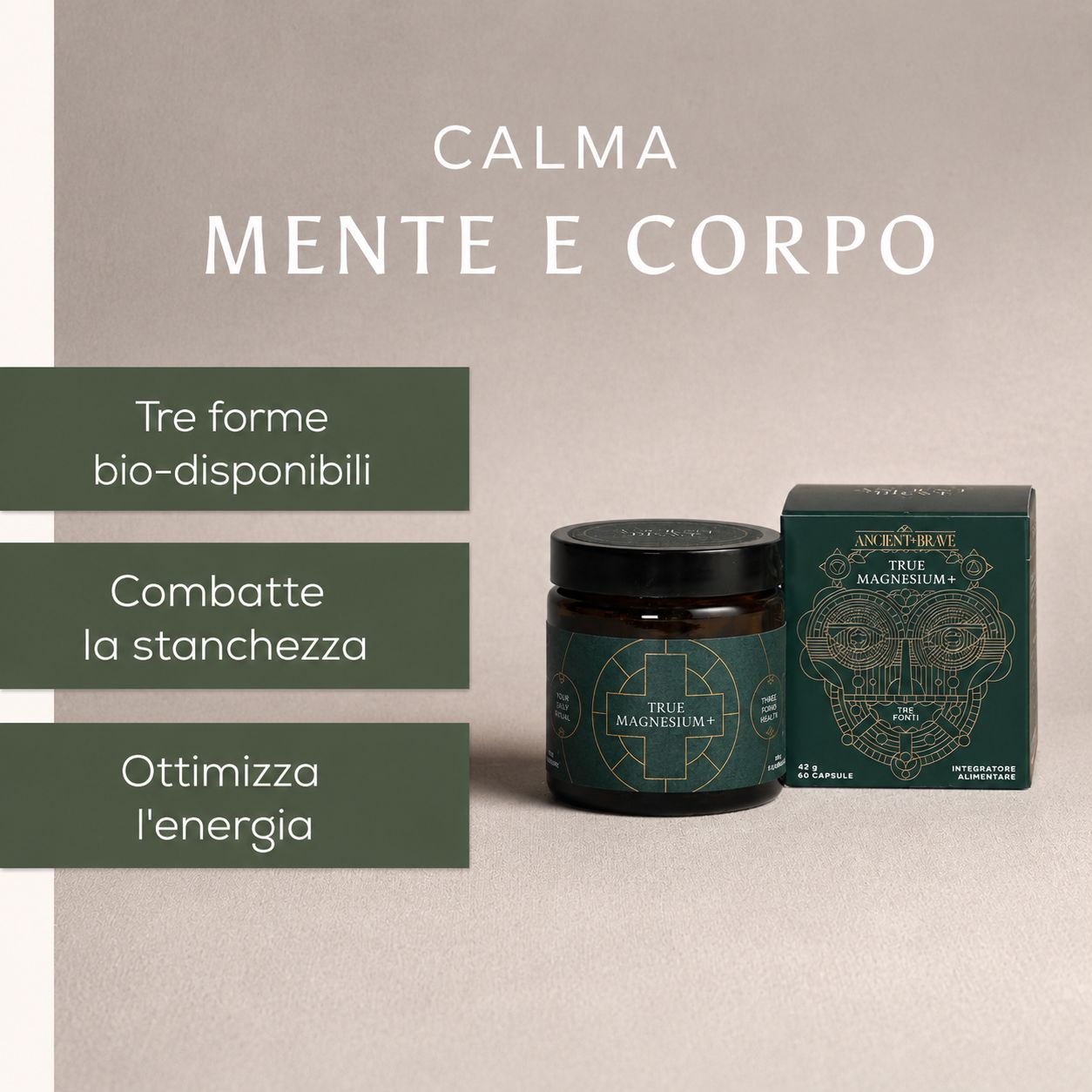 Ancient + Brave Capsule di Magnesio