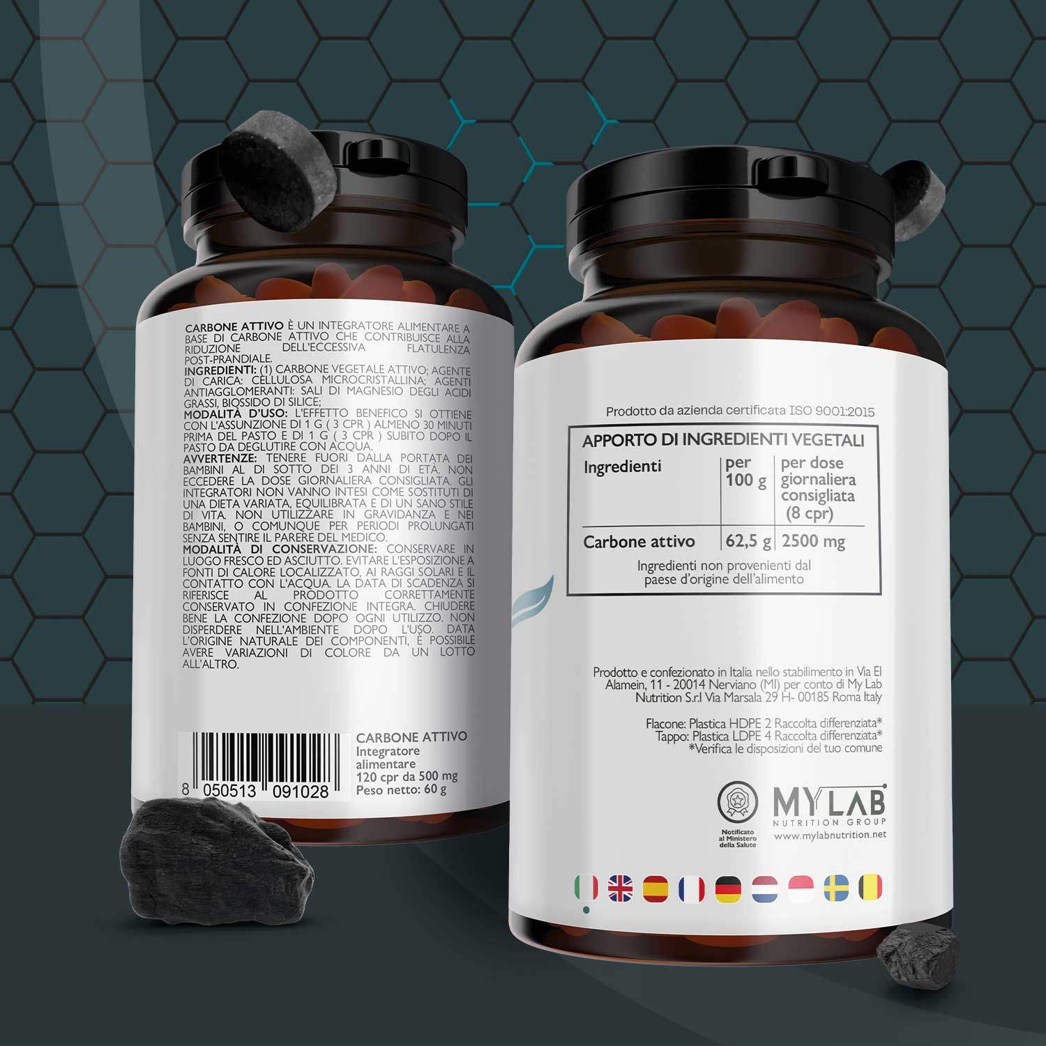 Nutracle Carbone Attivo 120 compresse