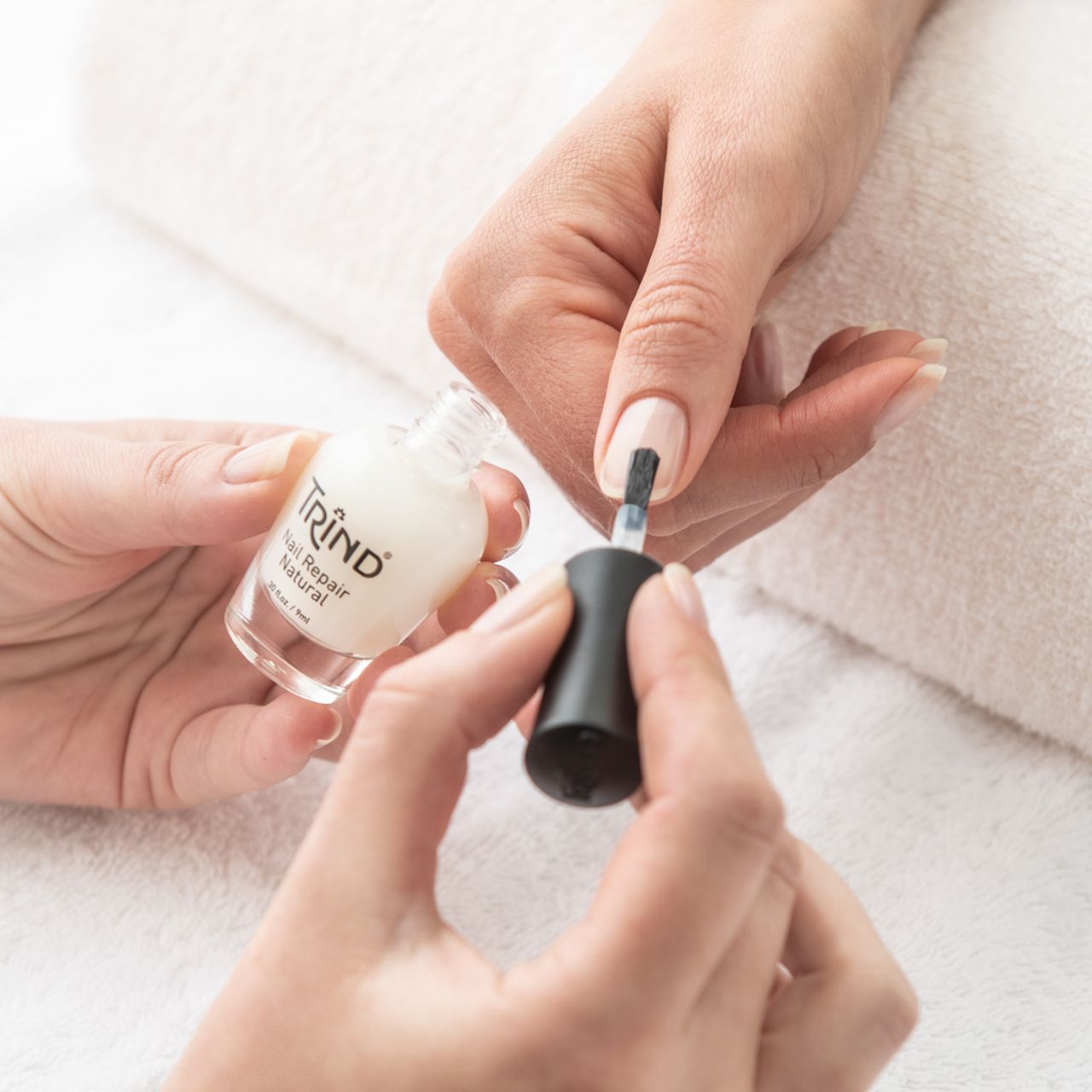 TRIND Nail Repair Rinforzante Unghie Idratante Indurente Base Curativo Promuove Crescita Unghie