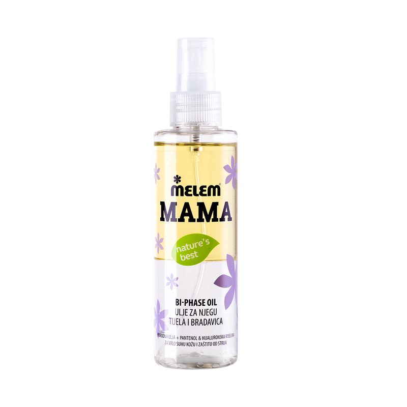 MELEM Olio per la cura del corpo e dei capezzoli Mama per gravidanza e allattamento