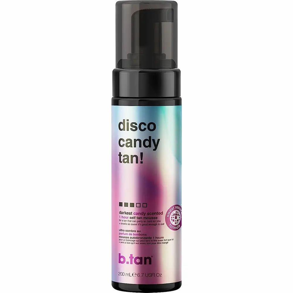 B.tan Disco Candy Tan Mousse autoabbronzante – Splendida luminosità