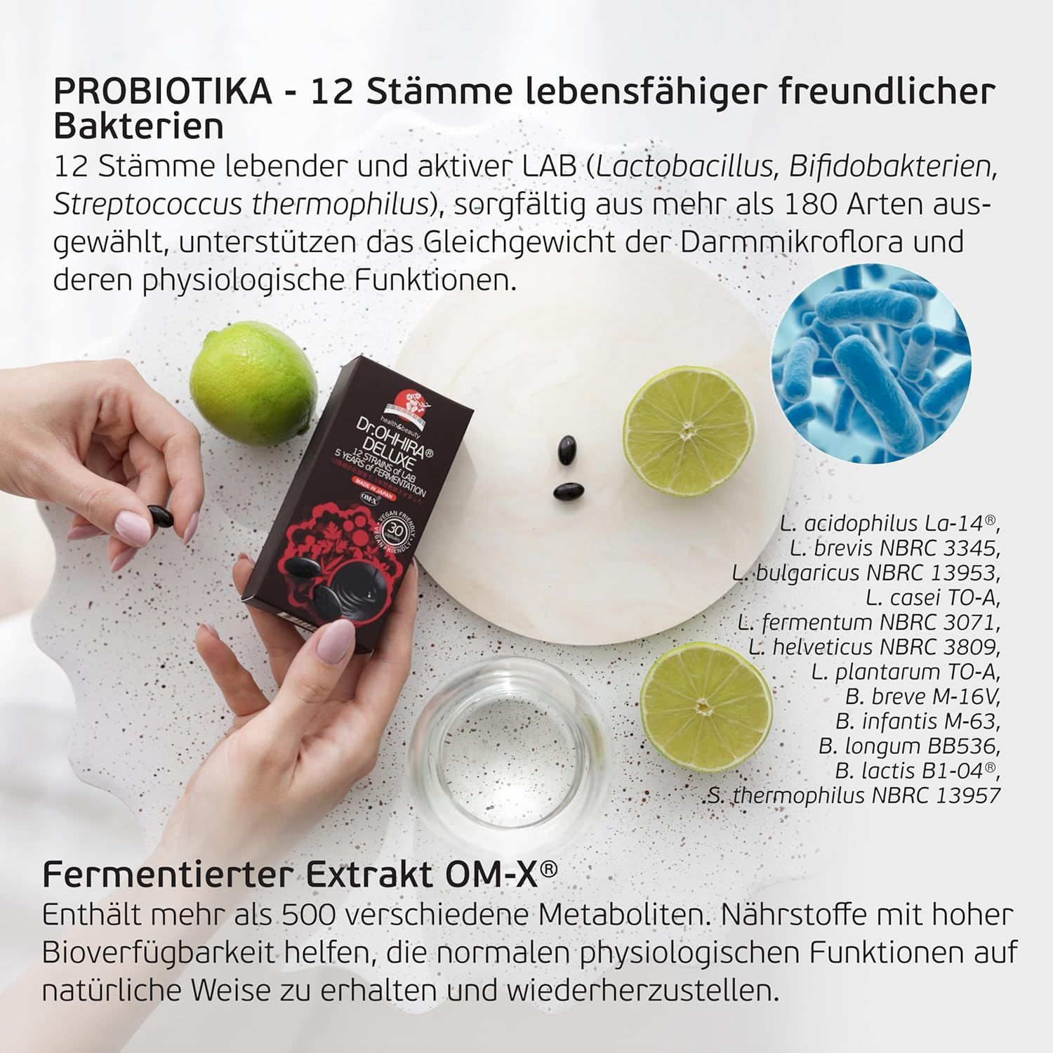 Dr. OHHIRA Probiotici Deluxe Cura Intestinale 3 Anni