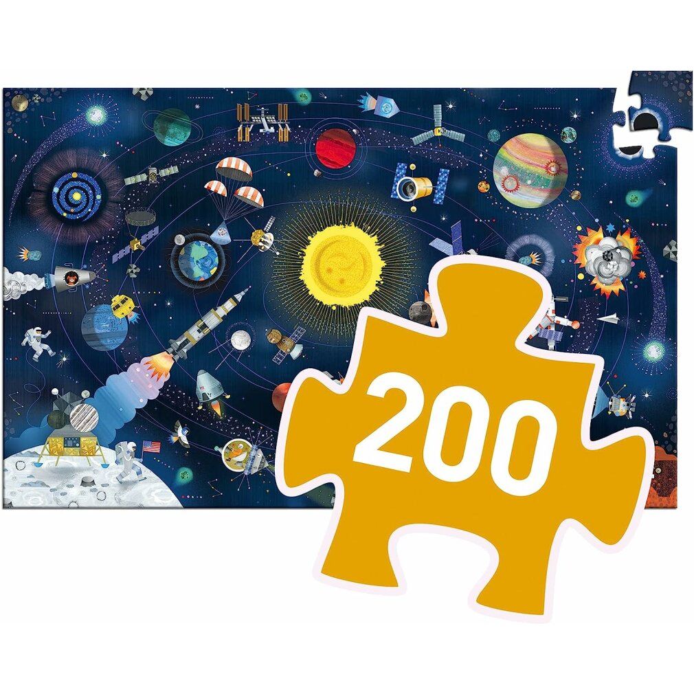djeco Puzzle di osservazione: l'universo 200 pezzi