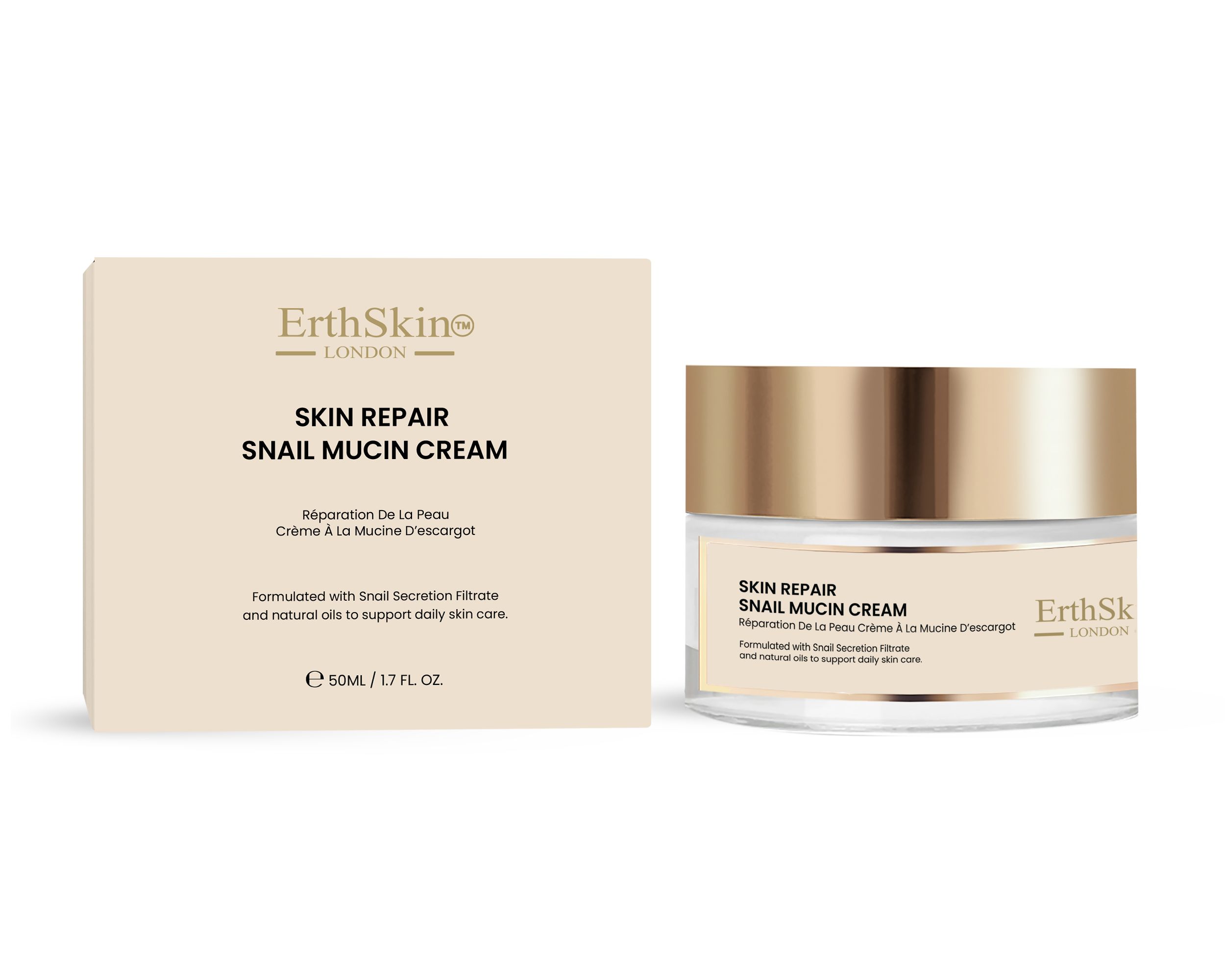 ErthSkin London Crema Riparatrice alla Bava di Lumaca