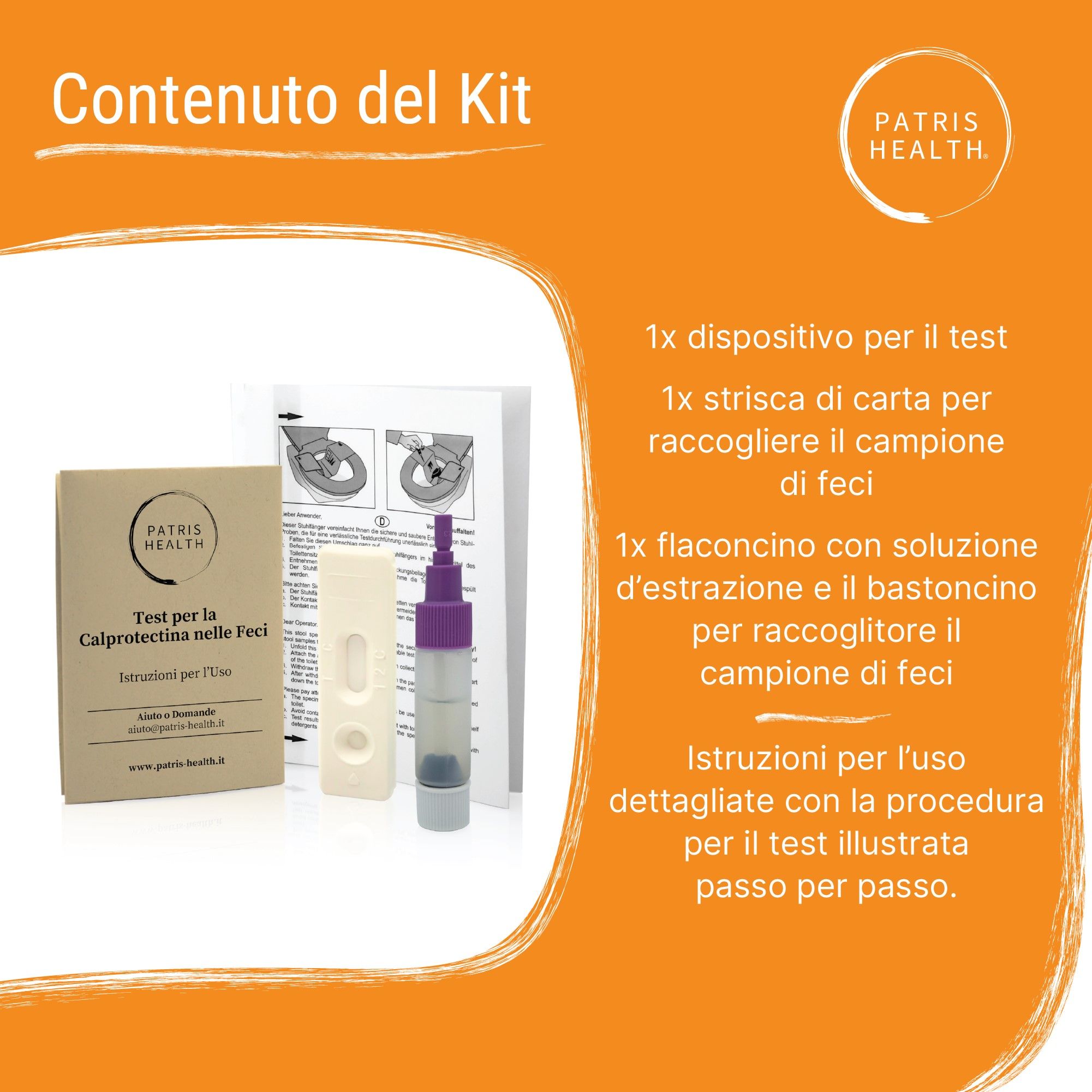 Test per la Calprotectina nelle Feci Patris Health®