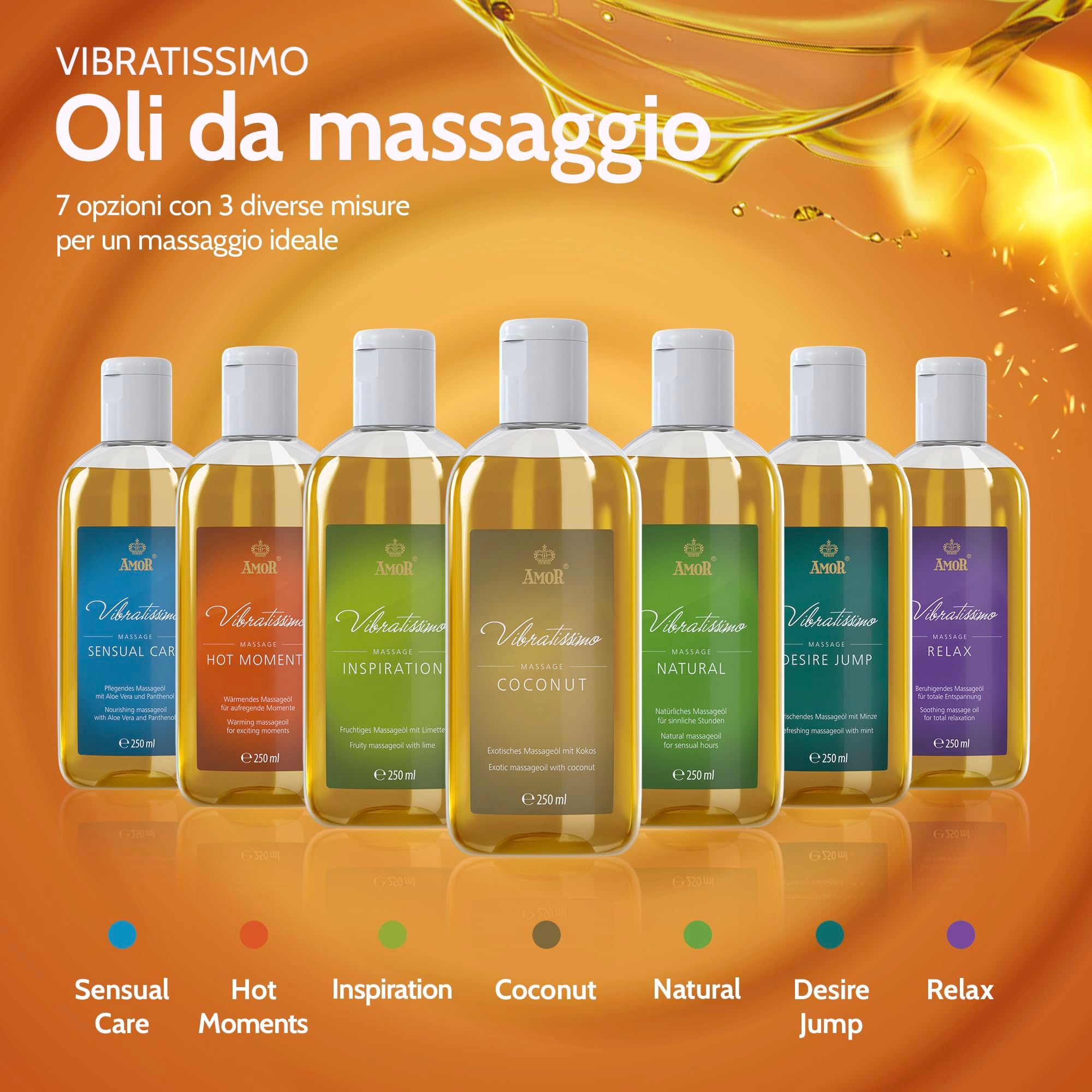 Vibratissimo Olio da Massaggio Hot Moments