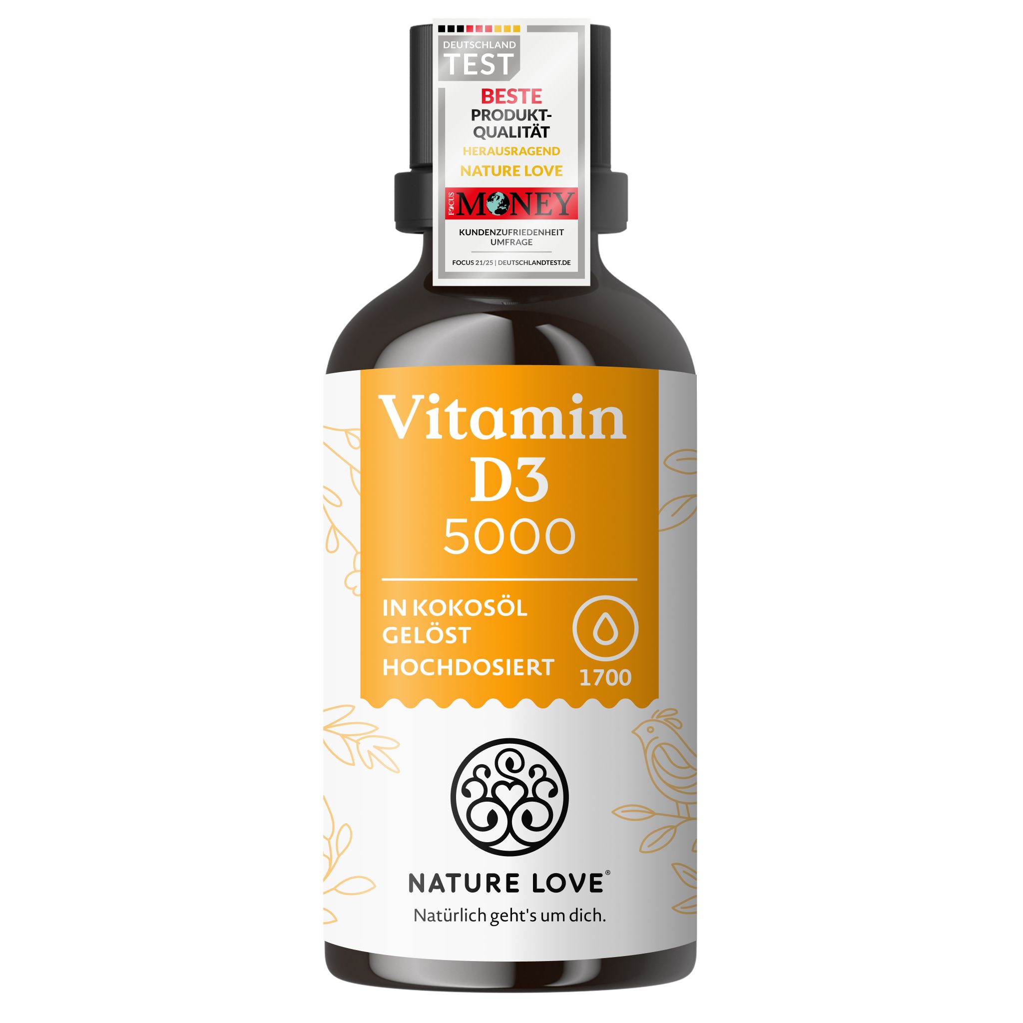 NATURE LOVE® Vitamina D3 1000 I.E.