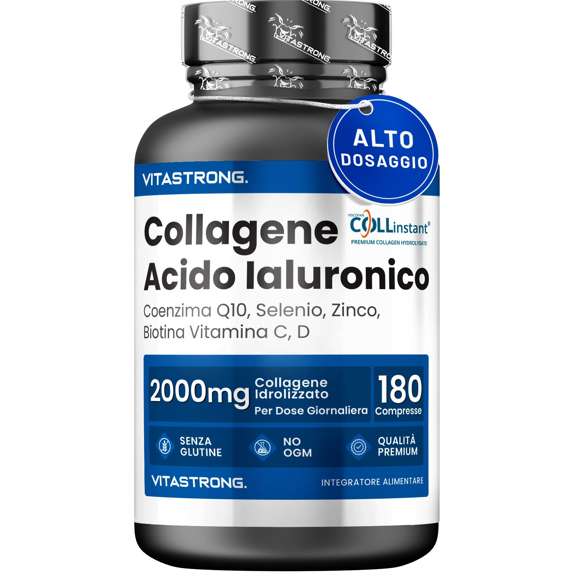 Vitastrong Collagene & Acido Ialuronico