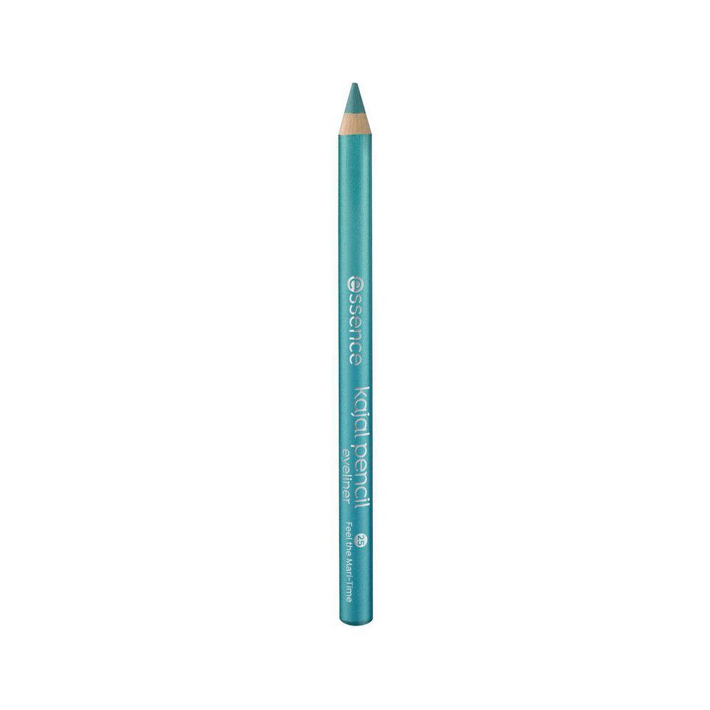 Matita kajal turchese con punta. Scritta: Essence Kajal Pencil. Made in China.