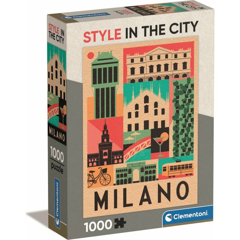 Puzzle da 1000 Pezzi - Style in the City: Milano