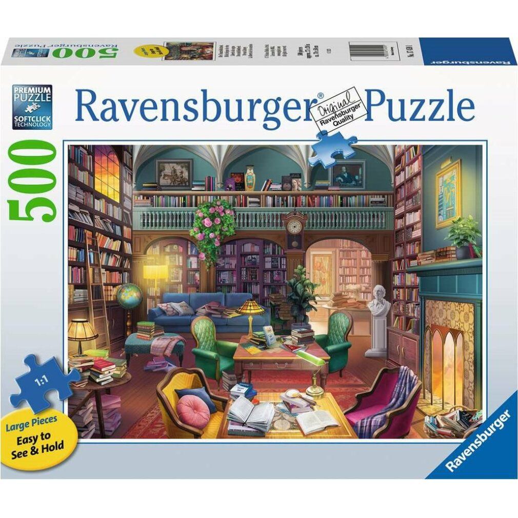 ravensburger Puzzle Dream Library xxl 500 pezzi