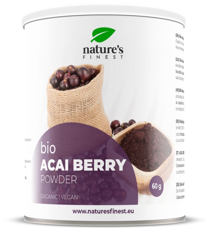 Nature's Finest Acai  in polvere (Freeze Dried) Bio