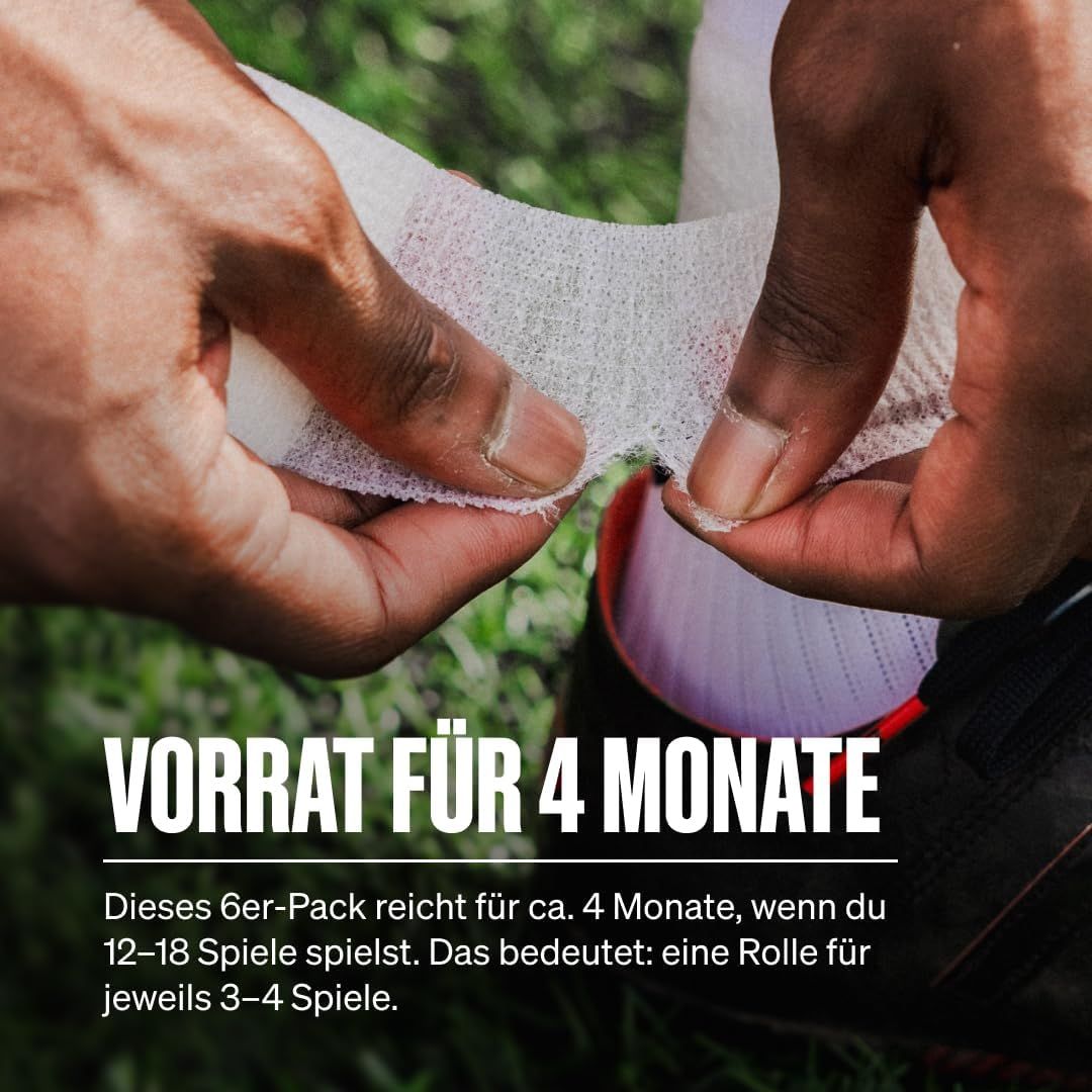 SPORTTAPE Bendaggio Autoadesivo - 5 cm x 4,5 m Bianco
