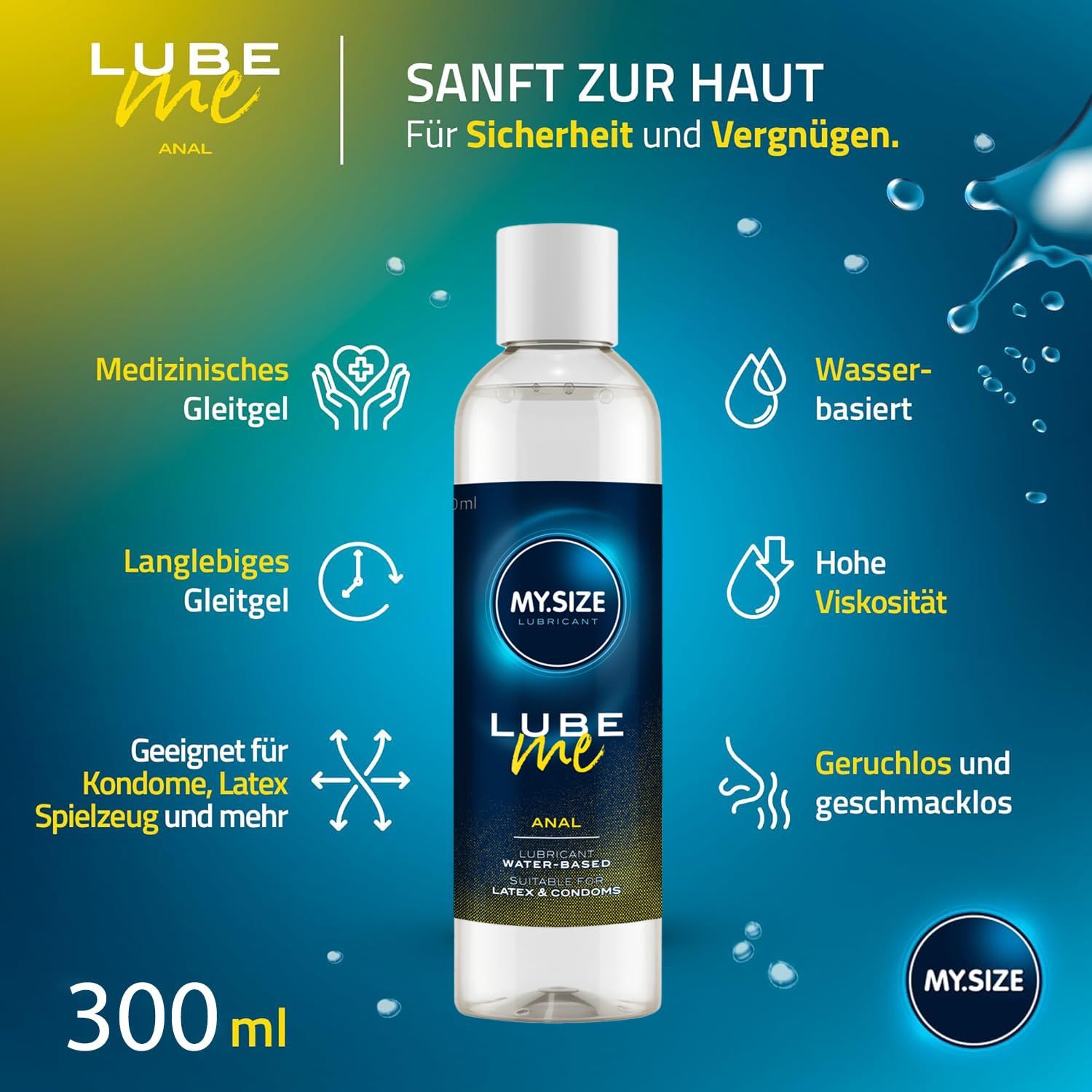 MY.SIZE Lube Me Anal Gel Lubrificante