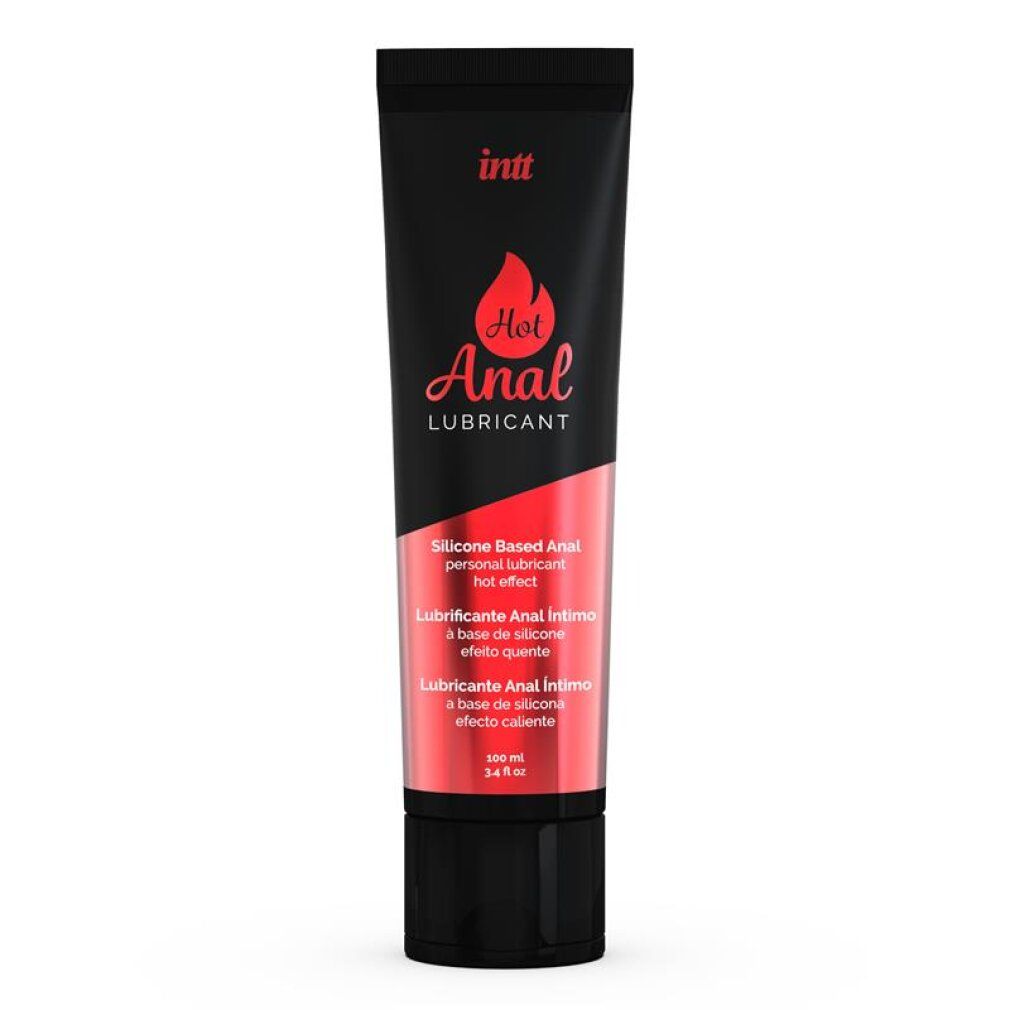 Lubrificante anale intimo a base di silicone con effetto caldo, 100 ml.