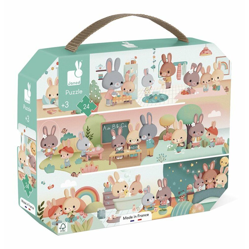 janod Puzzle in valigia My Day 24 pezzi