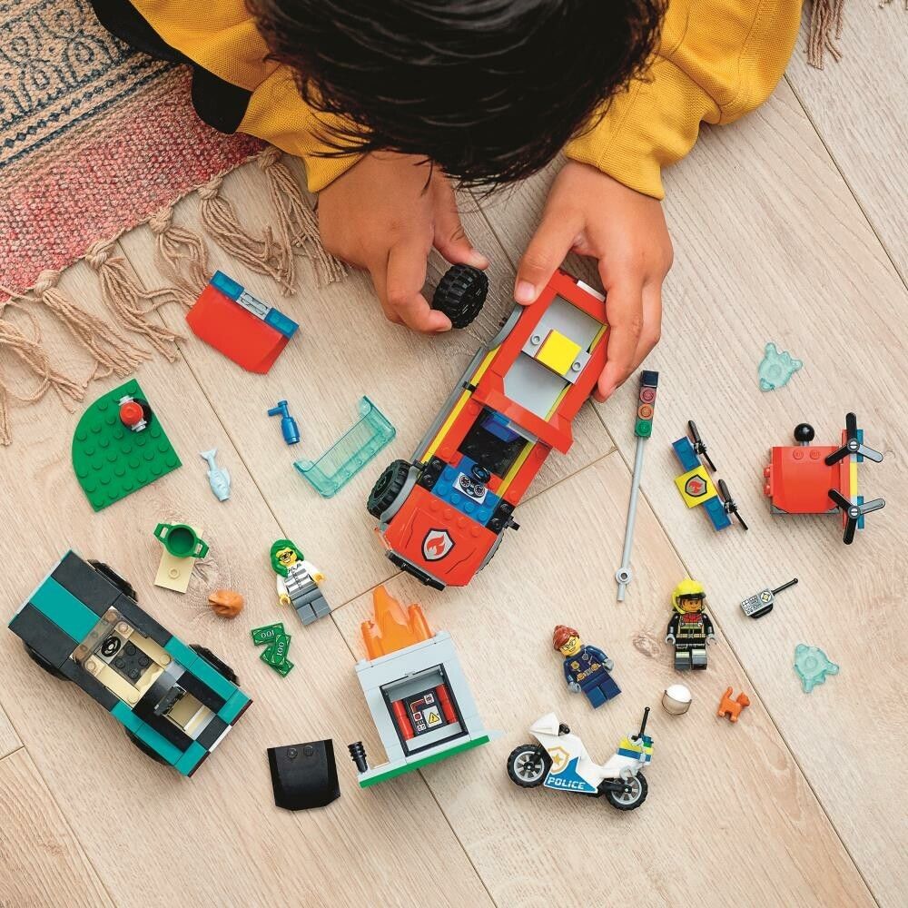 LEGO City Fire Soccorso Antincendio e Inseguimento eella Polizia