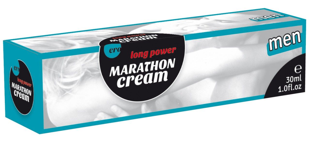 Scatola PENIS MARATHON Long Power Cream, 30ml, fronte.