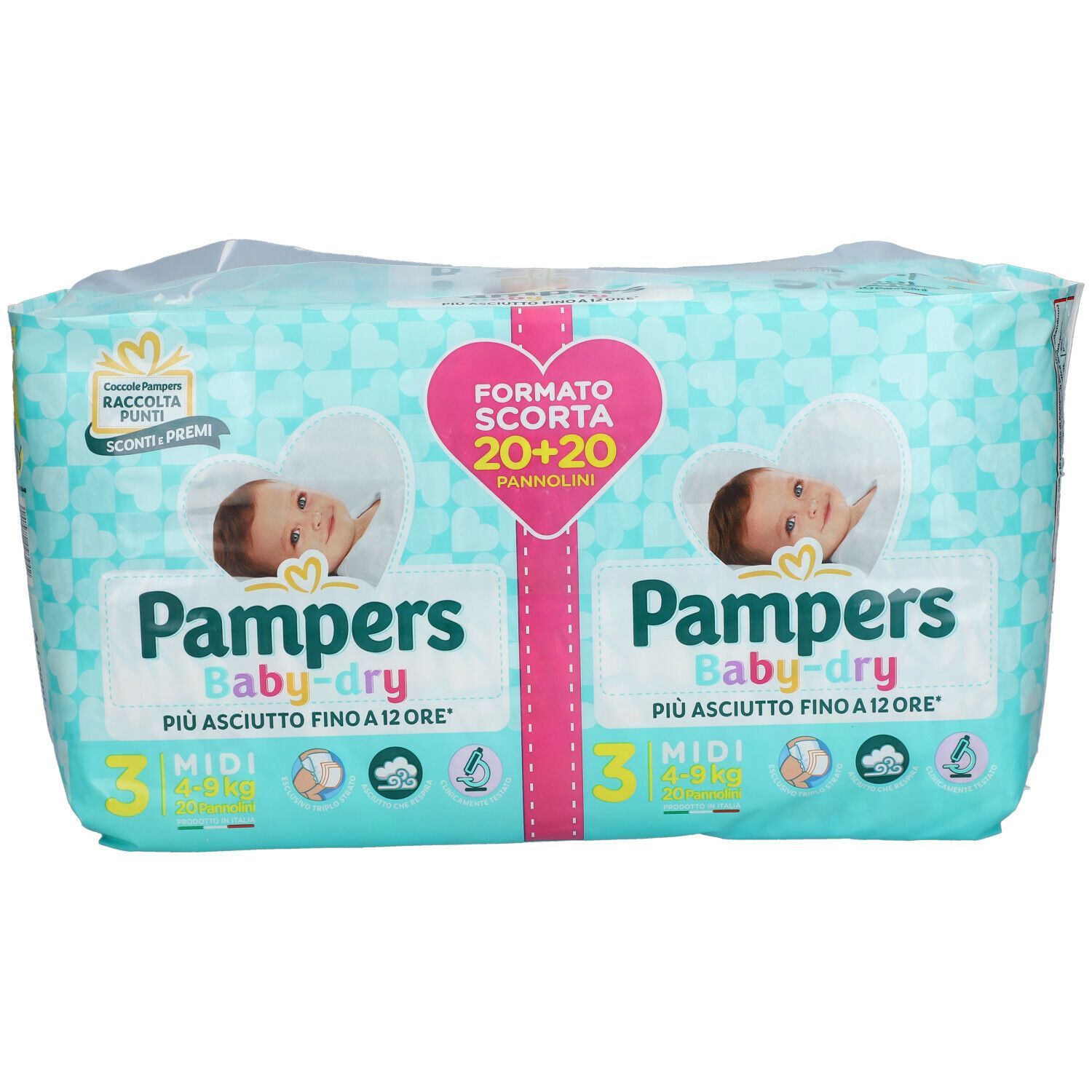 Pampers Baby Dry 3 Midi 20+20