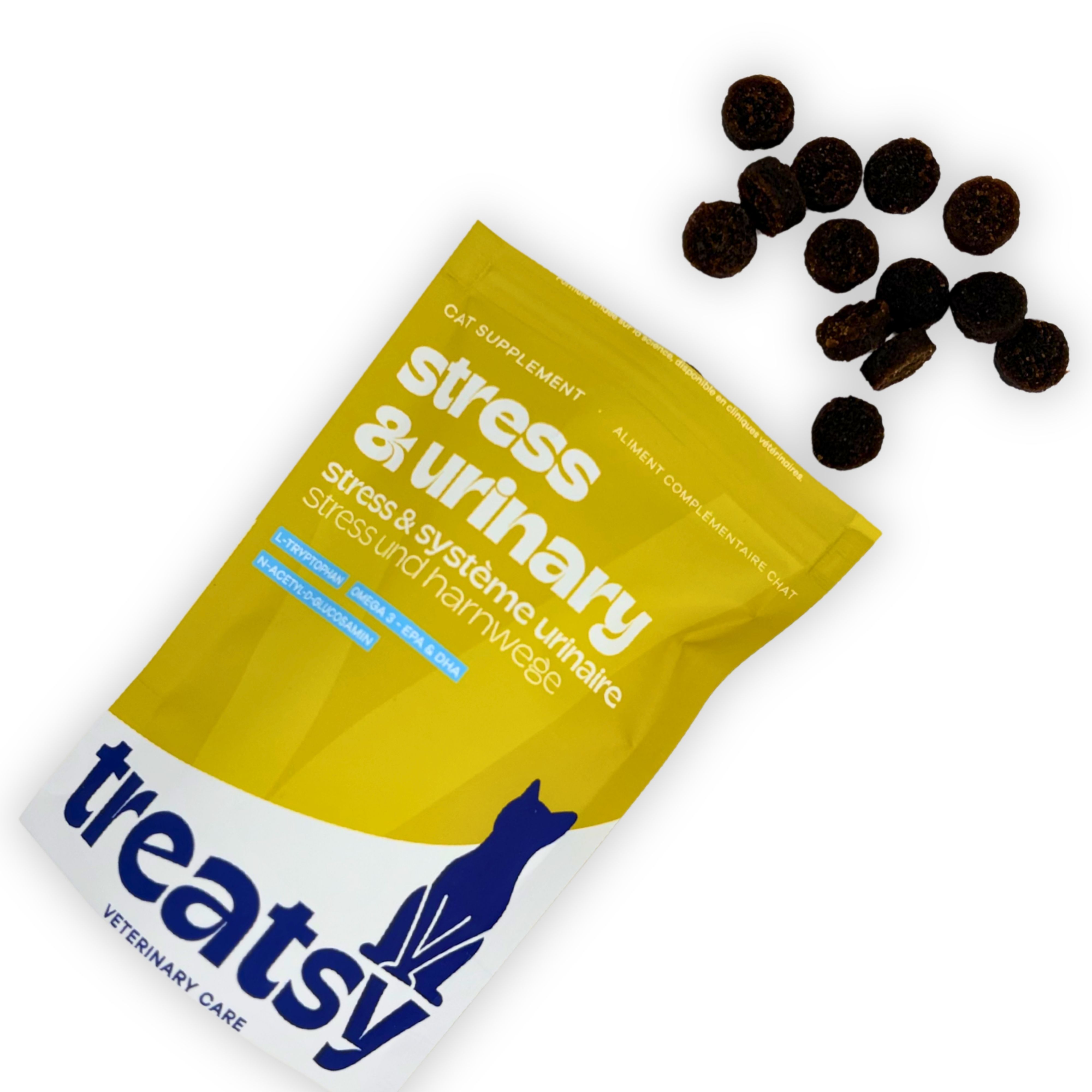 Treatsy Integratore Alimentare – Stress e Sistema Urinario per gatto