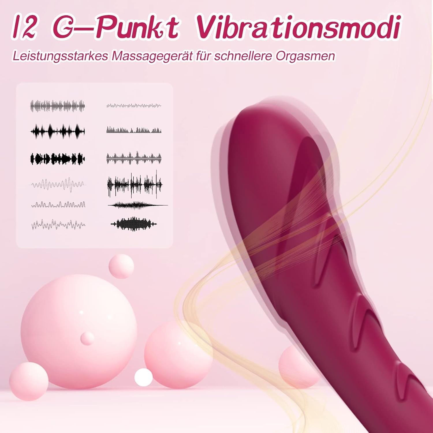 YICOCO vibratore in silicone per punto G, dispositivo intimo