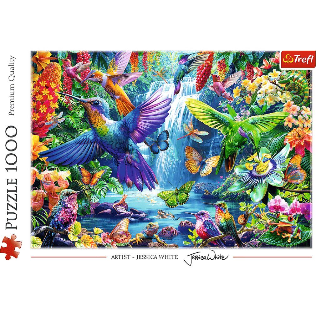 trefl Puzzle dei colibrì tropicali 1000 pezzi