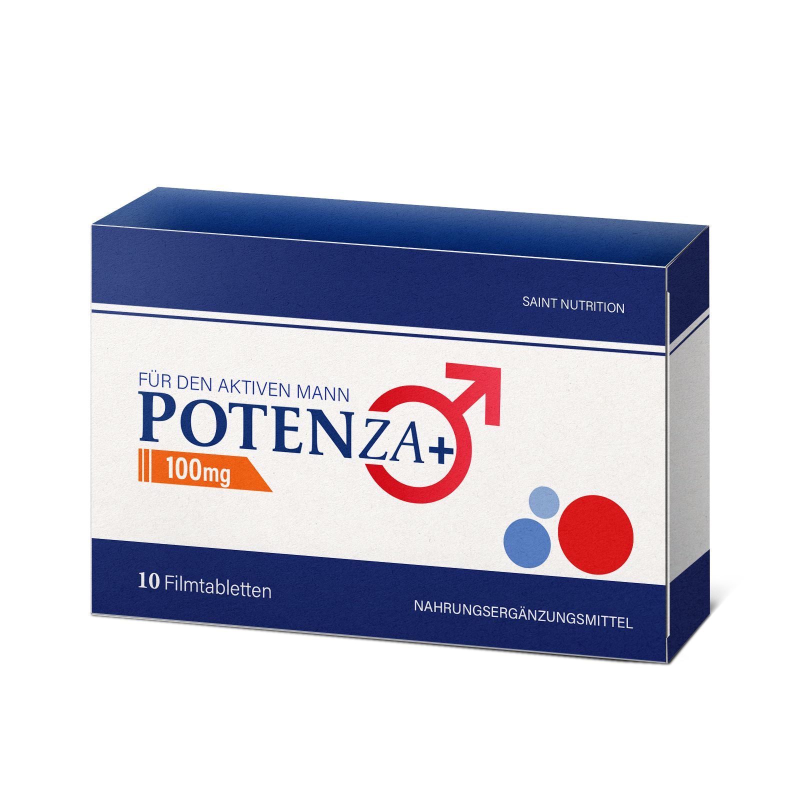 Saint Nutrition® | Potenza Plus | compresse rivestite - Per l’uomo attivo