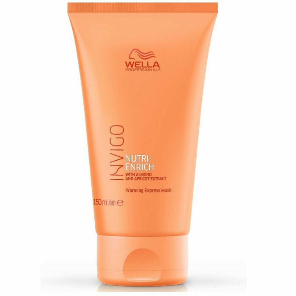Tubo arancione Wella Invigo Nutri Enrich Mask. Informazioni sul prodotto. 150ml.