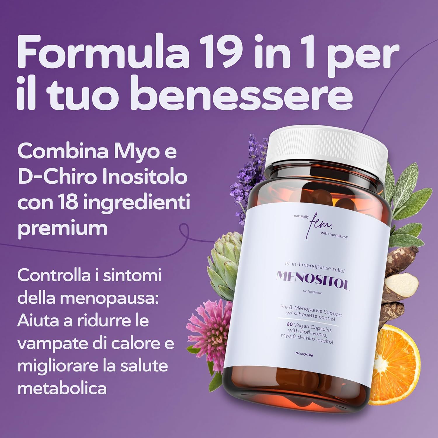 QSTA Capsule FEM Myo-Inositolo + D-Chiro-Inositolo