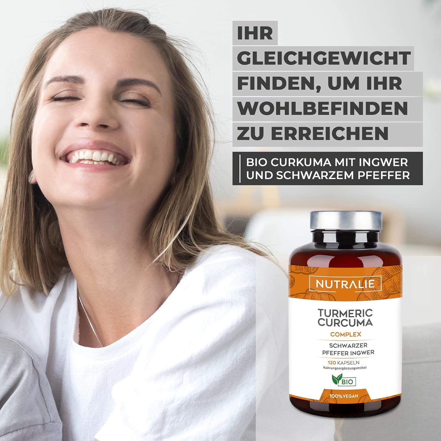 Nutralie Curcuma Capsule Biologiche Alto Dosaggio