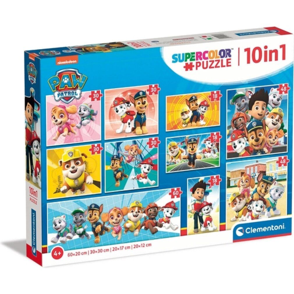 Puzzle Clementoni paw Patrol, 10in1