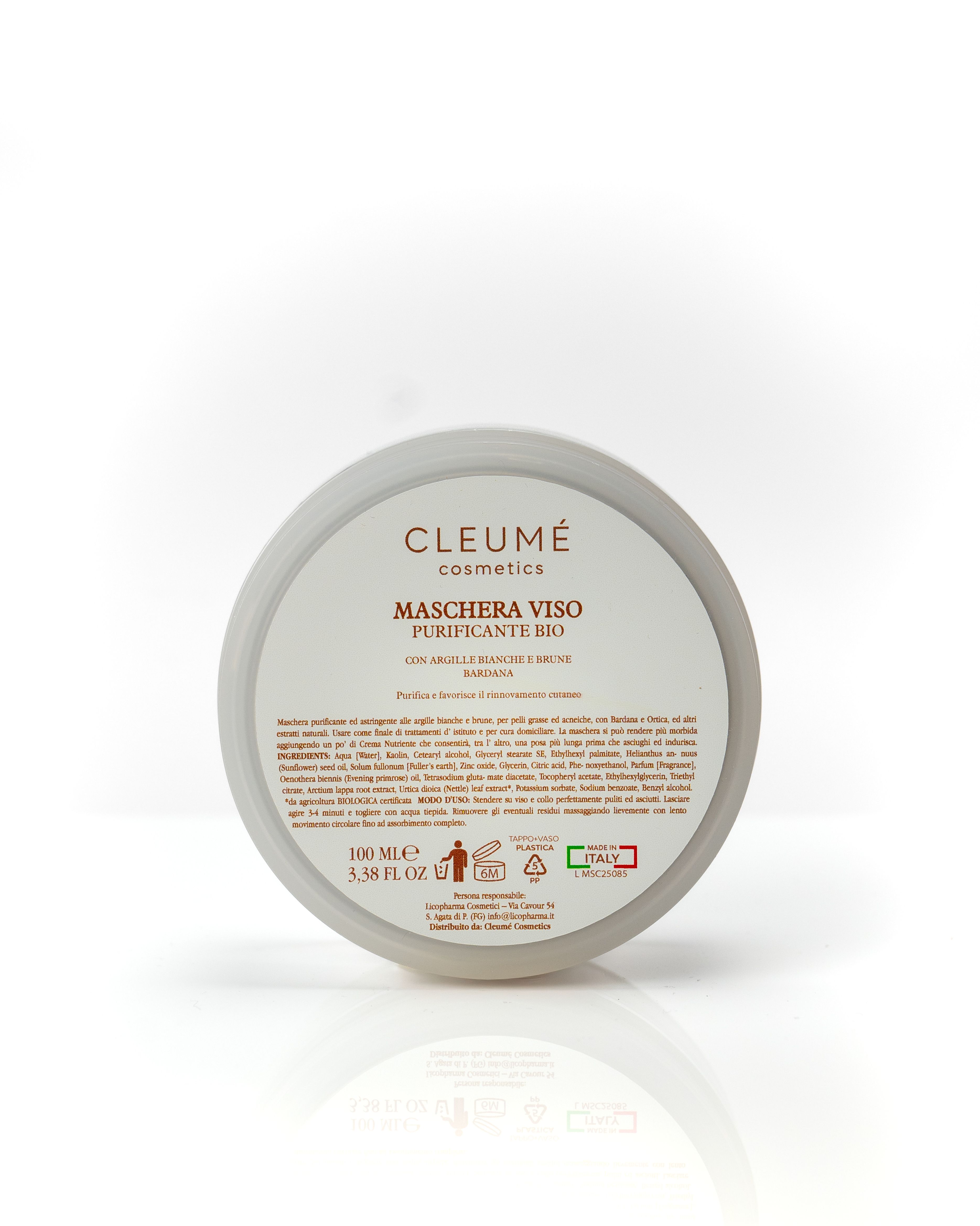 CLEUMÉ  COSMETICS Maschera Viso Purificante