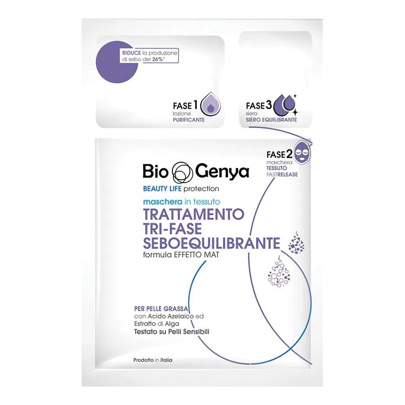 BIOGENYA BEAUTY LIFE PROTECTION TRI-FASE SEBOEQUILIBRANTE 1 MASCHERA