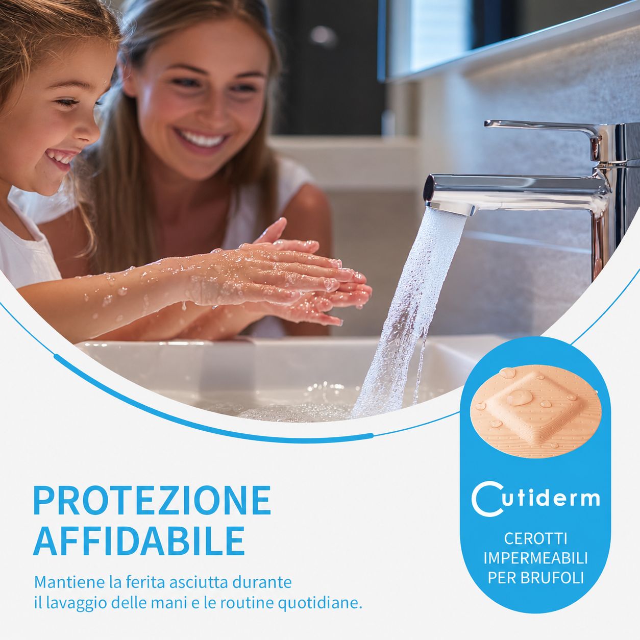 Cerotti rotondi piccoli 22 x 22 mm Cutiderm