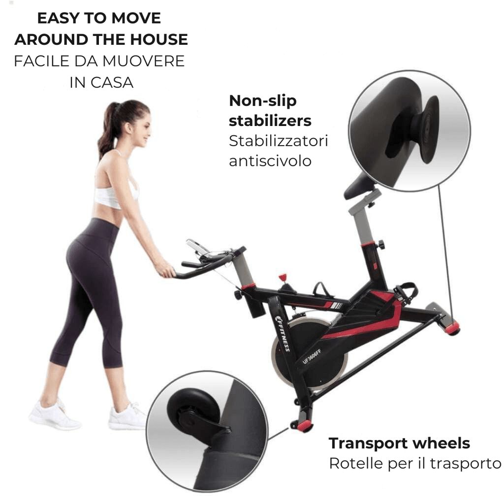 FFitness Spin Bike - Indoor Cycling Fit FF