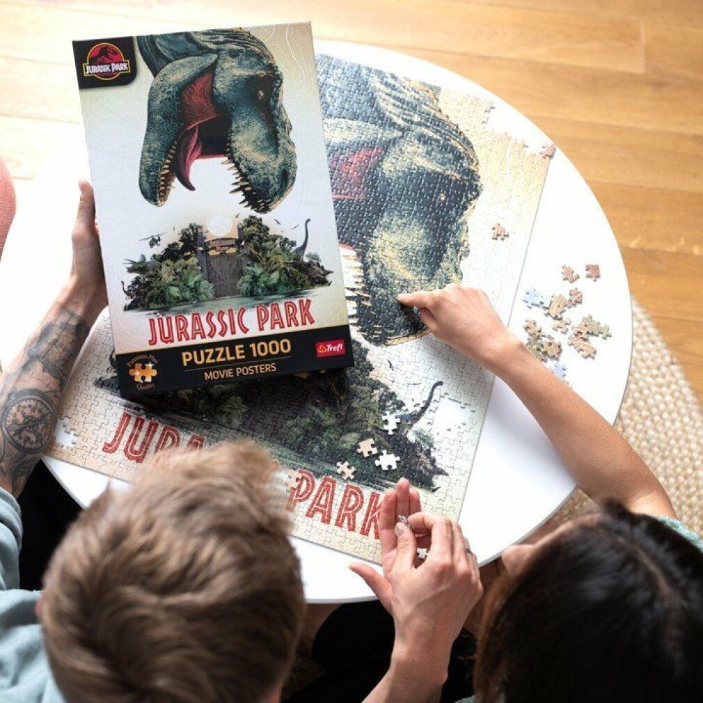 trefl Puzzle Premium Plus Jurassic Park: poster del film 1000 pezzi