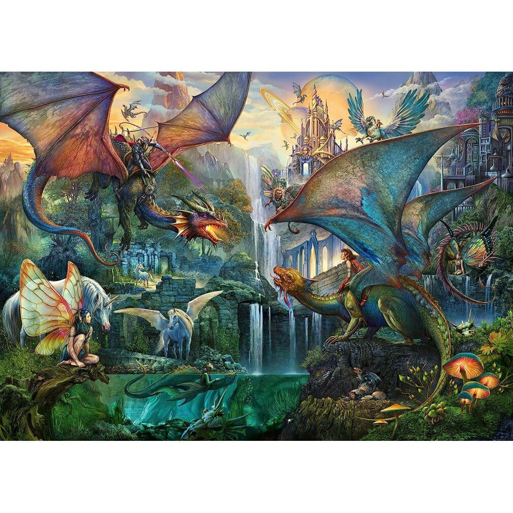 ravensburger Puzzle della foresta dei draghi 9000 pezzi