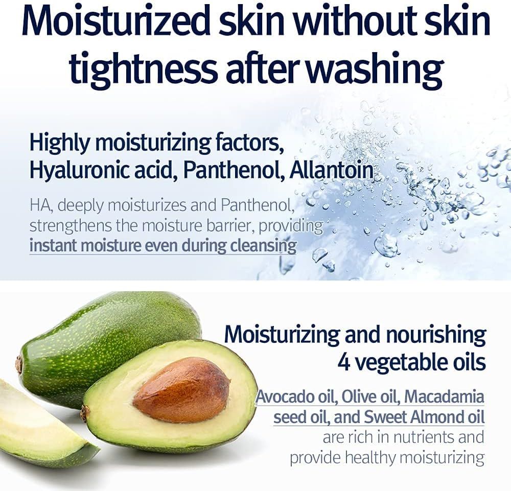 Testi: fattori idratanti, oli. Avocado, olio d'oliva, macadamia e mandorle.